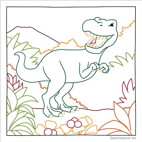 Magic Paper Coloring Book: Dinosaurs: Discover Hidden Patterns and Images! WoodArtSupply