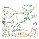 Magic Paper Coloring Book: Dinosaurs: Discover Hidden Patterns and Images! WoodArtSupply