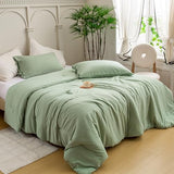 BOHOPOPM Softness Sage Green Twin/XL Comforter Set- Lightweight Super Soft Cozy Modern Polycotton Bedding Blanket Quilt Set for Kid Teen Boy Children Dorm All Season - 1 Down Comforter & 1 Pillowcase BOHOPOPM