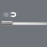 Wera 05073661002 Kraftform Kompakt 27 RA Slotted Ratcheting Screwdriver, 1/4" Head, MULTI Wera