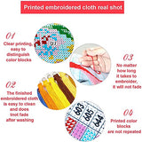 Dimxvean Stamped Cross Stitch Kits,Cross Stitch Kits for Adults Beginners,Embroidery Kits Full Range of Cross Stitch Stamped Kits Needlepoint Kits Cross Stitch Patterns-Sunrise Cactus 16x20 inch