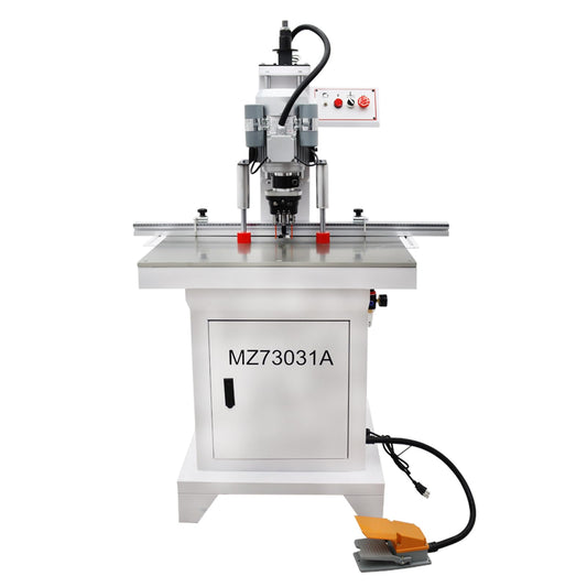 HayWHNKN Pneumatic Hinge Boring Drilling Machine Hinge Boring Drill Press Machine Woodworking Hinge Drilling Machine 3Z-45-9.5 110V - WoodArtSupply