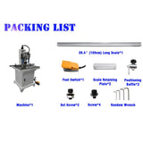 Banfluxion 110V Woodworking Hinge Drilling Machine Single Head Pneumatic Hinge Boring Insertion Machine Hinge Boring Drill Press Machine for Drilling Processing of Doors, Cabinets, 2880r/min Banfluxion