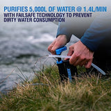 LifeSaver Wayfarer Water Purifier – Compact Military Grade Water Purification System up to 5,000L – Perfect for Camping, Hiking, Backpacking, Survival and Emergency Preparedness LIFESAVER
