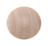 Silverline 6 Pack Round Wood Drawer Knob 1-1/2", Unfinished Cabinet Pulls Handles Hardware for Drawer Wardrobe Dresser Silverline