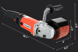 Handheld Electric Sander Tool, 8 Variable Speed Polisher, 1400W Polishing Machine, Surface Prep Burnishing Tool with 4 X 4.7” Polishing Wheel for Metal Stainless Steel Wood Ceramic Tiles WQV