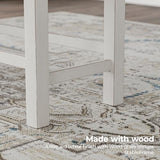 Signature Design by Ashley Robbinsdale 49" Counter Height Dining Bench, Antique White Signature Design by Ashley