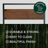 ZINUS Suzanne Bamboo and Metal Daybed with Trundle / Mattress Foundation with Steel Slat Support / Easy Assembly, Twin Zinus