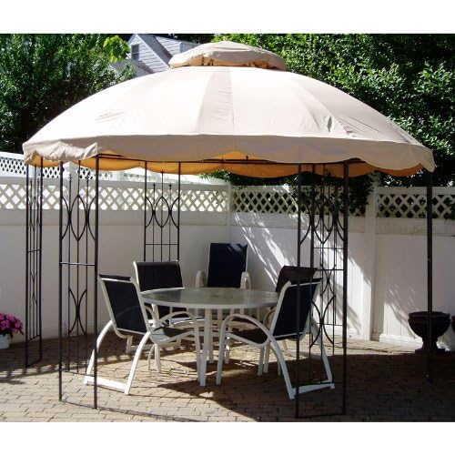 Replacement Canopy Top Cover for Home Depot's 12 Ft. Round Gazebo - RipLock 350 Garden Winds