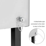 VINGLI 80 Quart Rolling Ice Chest, Portable Patio Party Bar Drink Cooler Cart, with Shelf, Beverage Pool with Bottle Opener,Grey VINGLI