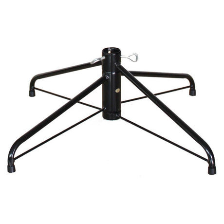 Puleo International 22 inch 6.5 8 Foot Trees 22 in Folding Metal Stand, Black Puleo International