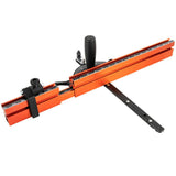O’SKOOL Miter Gauge Extension Fence System with Standard Slot and Stop Holes,Telescoping Fence and Flip Stop O'SKOOL
