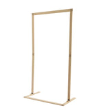 7Ft Square Wedding Arch Backdrop Stand, Wedding Arches for Ceremony, Wooden Balloon Arch Stand Garden Arbor for Wedding,Birthday,Party,Baby Shower,Photo Booth Background Decoration KONGKUNI