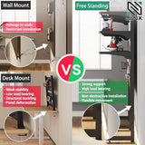 JWX DDB Gaming Pegboard Standing Shelf Units, Modular Pegboard and Shelf System with 15 Pieces Organizer Tool Holders JWX