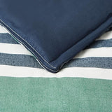 Nautica - Twin Comforter Set, Reversible Cotton Bedding with Matching Sham, Medium Weight for Year Round Use, Dorm Essentials, Oeko-Tex Certified (Dover Blue) Nautica