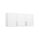 Prepac Elite 54" W Wall Cabinet with Panel Doors, White Storage Cabinet, Bathroom Cabinet, Pantry with 1 Adjustable Shelf 12.75" D x 54" W x 24" H, WSUR-1004-1 Prepac