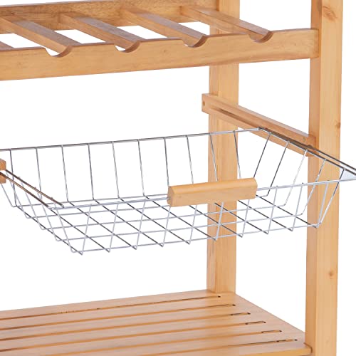 Linon Kitchen Island Granite Top, 33.88" x 22.8" x 15.63", Natural Linon