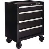 Husky 26 in. W 4-Drawer Rolling Cabinet Tool Box Chest in Gloss Black cakuuma