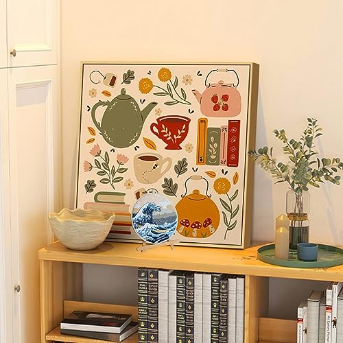 JRYYR Friendship Gifts Beginner Embroidery kit for Adults,Embroidery Kits for Beginners DIY Cross Stitch with Patterns and Instructions (Wave Pattern)