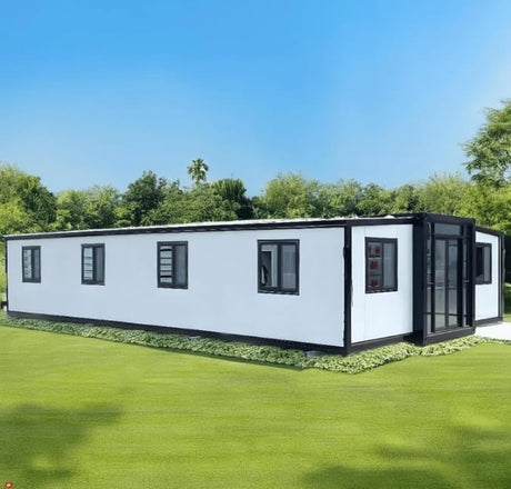 40FT Prefab House,Portable Container House to Live in with 3 Bedroom,1 Full Equiped Bathroom and Kitchen,Prefabricated Tiny House for Living,Foldable Mobile Home, Office, AirBNB Generic