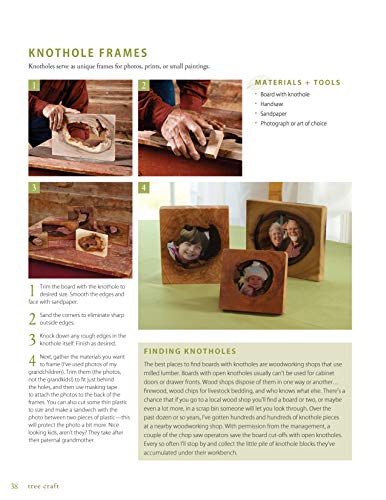 Tree Craft: 35 Rustic Wood Projects That Bring the Outdoors In (Fox Chapel Publishing) Elegant, One-of-a-Kind Decor from Found Wood, Including Lamps, Clocks, Planters, Photo Frames, Games, and More Fox Chapel Publishing