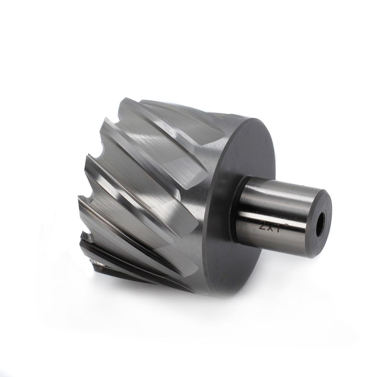 OSCARBIDE Annular Cutter 2 inch Cutting Diameter,1 inch Depth of Cut,3/4 inch Weldon Shank 2 Flat Mag Drill Bit with Pilot Pin for Magnetic Drill Press,1 Piece OSCARBIDE