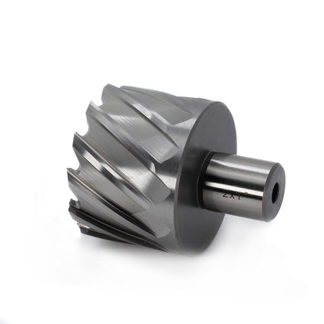 OSCARBIDE Annular Cutter 2 inch Cutting Diameter,1 inch Depth of Cut,3/4 inch Weldon Shank 2 Flat Mag Drill Bit with Pilot Pin for Magnetic Drill Press,1 Piece OSCARBIDE