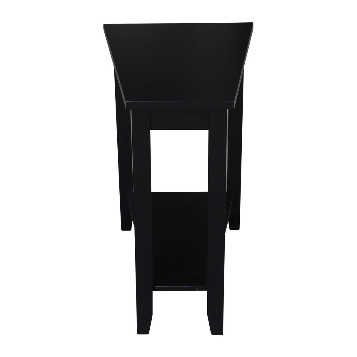 IC International Concepts International Concepts Keystone Accent Table, Black IC International Concepts