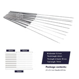 3D Printer Nozzle Cleaning Kit, 0.4mm Stainless Steel Nozzle Cleaning Tool Kit, 3D Printer Cleaning Needles for 3D Printer Extruder, 20-Pack SAPLUSREPRAP