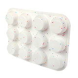 SHEbaking Silicone Muffin Pan Regular 12 Cups Muffin Tin for Muffin and Cupcakes Non-stick Bakeware Durable Baking Mold Cupcake Molds BPA Free SHEbaking