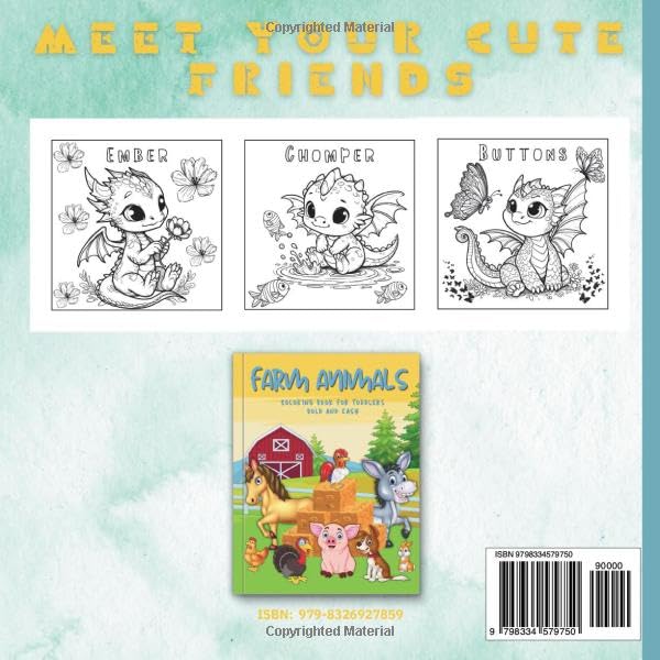 My Little Dragons: Coloring book for kids ages 4-8 WoodArtSupply