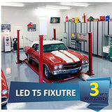 Barrina (Pack of 8) LED T5 Integrated Single Fixture, 4FT, 2200lm, 5000K, 20W, Utility Shop Light, Ceiling and Under Cabinet Light, ETL Listed, with Built-in ON/Off Switch Barrina