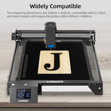 UniTak3D Honeycomb Laser Bed 300 x300 mm Working Table for S1/RAY5 Engraver,Fast Heat Dissipation and Desktop Protection with Aluminium Plate(Working Area:10.245x10.24in) UniTak3D