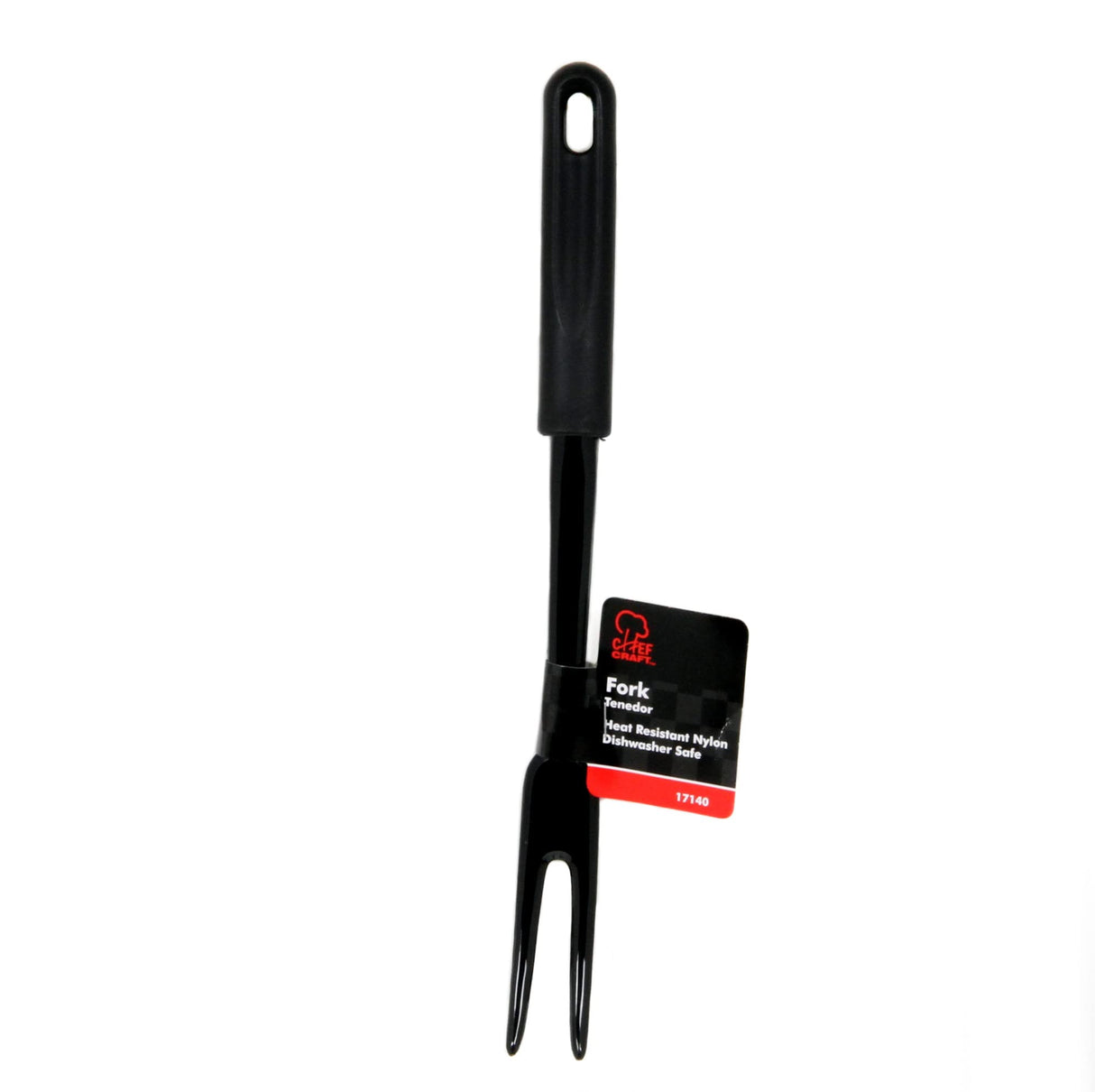 Chef Craft Basic Nylon Meat Cooking Fork, 12 inch, Black Chef Craft