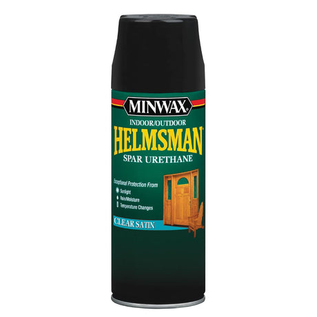 Minwax Helmsman Spar Urethane Aerosol Spray, 11.5 ounce, Satin (Packaging May Vary) Minwax