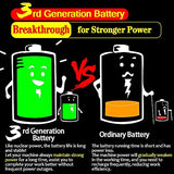 CaliHutt 【Upgrade Li-ion】 18V 3.0Ah Lithium-ion Battery Replacement for Hoover Linx 18V Battery BH50000 302723001 BH50015 BH50010 BH50020 Cordless Stick Vacuum CaliHutt