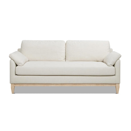Jennifer Taylor Home Pasadena 75.5" Modern Farmhouse Sofa, Flax White Linen Jennifer Taylor Home
