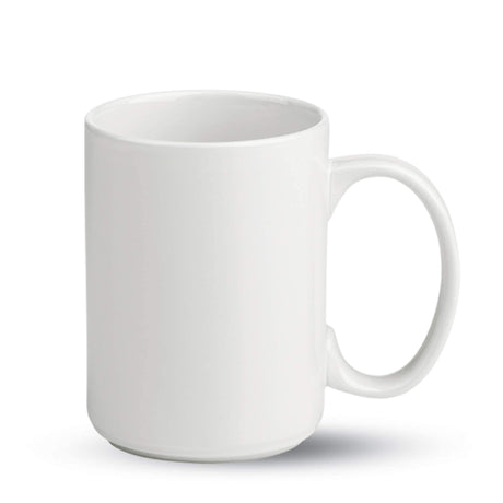 Lustracoat 15 oz. ’’El Grande’’ Stoneware Sublimation Mug, 1 Case of 24 Mugs Lustracoat