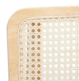 SAFAVIEH Home Collection Luz Coastal Natural Cane Rattan Set of 2 Dining Chair Safavieh