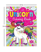 101 Unicorn Colouring Book: Fun Activity Colouring Book For Children WoodArtSupply