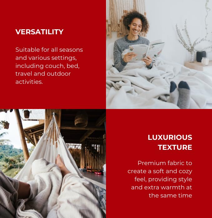 Christmas Premium Throw Blanket for Couch. Fleece Blanket for Bed. Plush Blanket. Super Soft, Fluffy, Fuzzy, Cozy Throw Blankets for Bed. Machine Washable Santa Safdie & Co.