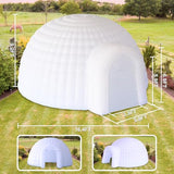 SAYOK 16.5ft Outdoor Portable Inflatable Igloo Dome with Air Blower, Outdoor Dome Tent Portable Night Club Party Tent Event Room for Backyard, Wedding, Event Party SAYOK