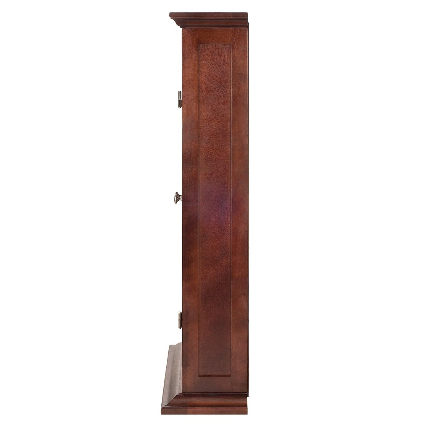 Winsome Wood DVD/CD Cabinet, Antique Walnut (94944) - WoodArtSupply