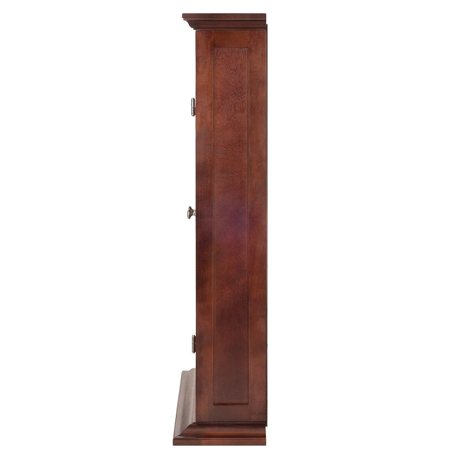 Winsome Wood DVD/CD Cabinet, Antique Walnut (94944) - WoodArtSupply