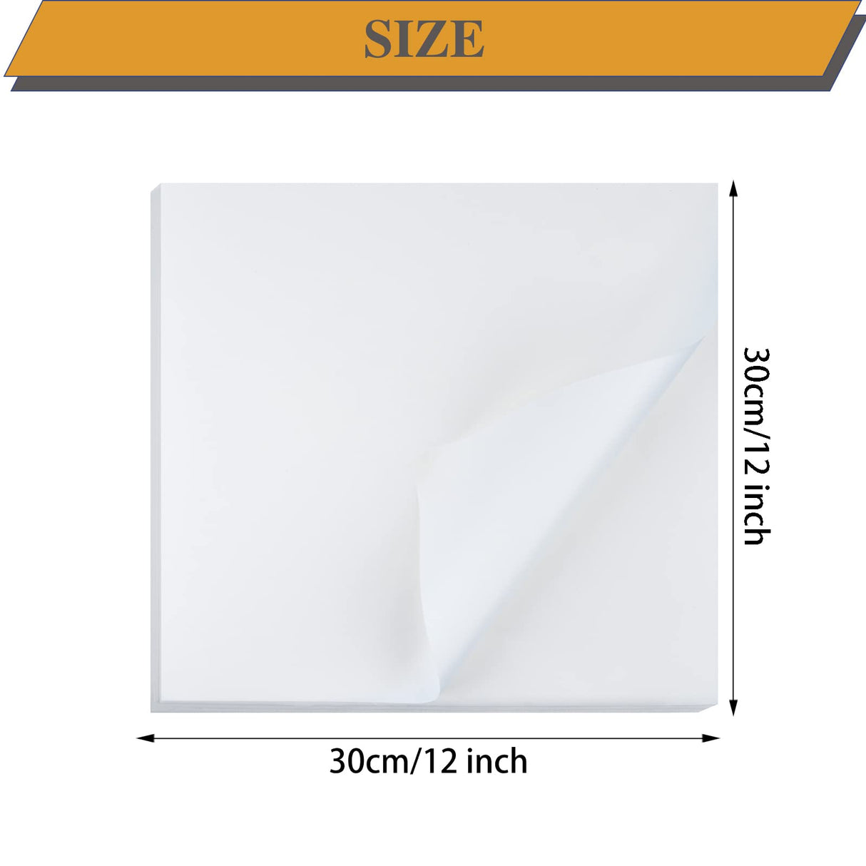 NACHLYNN 70 Pieces White Butcher Paper for Sublimation 12 x 12 inch Square Meat Sheet Paper Precut Butcher Paper No Wax Butcher Paper Disposable Butcher Paper Sheets for Wrapping Meat Heat Press NACHLYNN