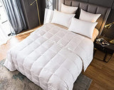 Eastwarmth Lightweight Goose Down Comforter Cooling Blanket Duvet for Summer/Warm Weather,Ultra Soft Fabric 750 Fill Power White King Size Eastwarmth