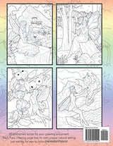 Enchanted Fairy World Coloring Book kids 8-12 and adults: Enchanted Fairy World Coloring Book girls and adults WoodArtSupply