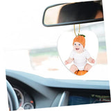GRADENEVE 40 Pcs Sublimation Blanks DIY Sublimation Blanks White Sublimation Car Air Freshener DIY Felt GRADENEVE