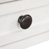 Yone jx je 36'' Farmhouse Pine Wood Console Table Entry Sofa Table with 4 Drawers & 1 Storage Shelf for Entryway Living Room Bedroom Hallway Kitchen Yone jx je