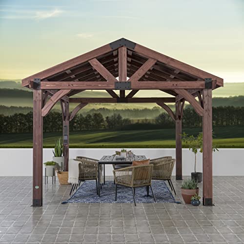 Backyard Discovery Arlington 12x12 All Cedar Gazebo - Thumbnail 5